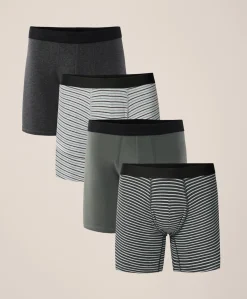 Pact Organic Everyday Extended Boxer Brief 4-Pack
