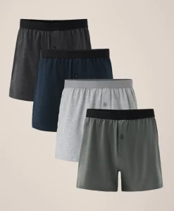 Pact Organic Everyday Knit Boxer 4-Pack