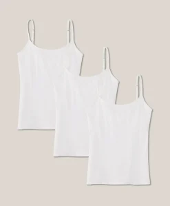 Women Pact Organic Everyday Shelf Bra Long Camisole 3-Pack