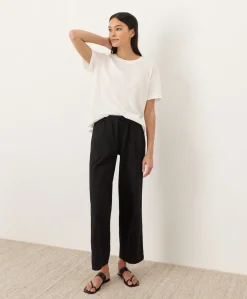 Women Pact Organic Featherweight Slub Relaxed Crewneck Tee