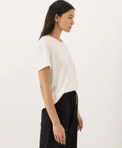 Women Pact Organic Featherweight Slub Relaxed Crewneck Tee
