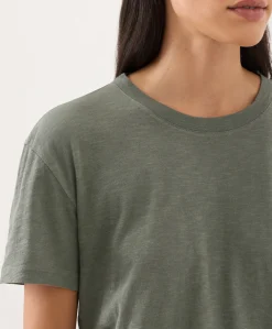 Women Pact Organic Featherweight Slub Relaxed Crewneck Tee