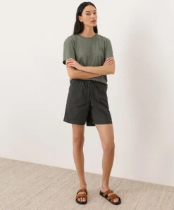 Women Pact Organic Featherweight Slub Relaxed Crewneck Tee