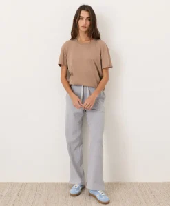 Women Pact Organic Featherweight Slub Relaxed Crewneck Tee