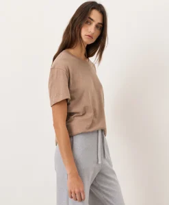 Women Pact Organic Featherweight Slub Relaxed Crewneck Tee