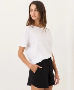 Women Pact Organic Featherweight Slub Relaxed Crewneck Tee