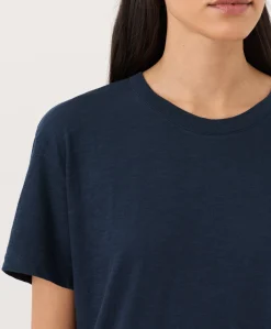 Women Pact Organic Featherweight Slub Relaxed Crewneck Tee