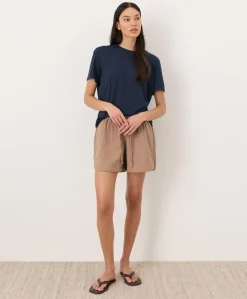 Women Pact Organic Featherweight Slub Relaxed Crewneck Tee