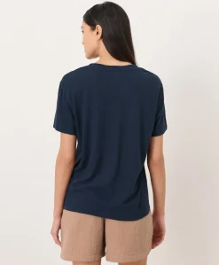 Women Pact Organic Featherweight Slub Relaxed Crewneck Tee