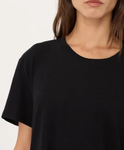 Women Pact Organic Featherweight Slub Relaxed Crewneck Tee