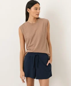 Women Pact Organic Featherweight Slub Relaxed Muscle Tee