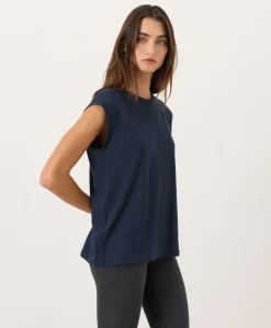 Women Pact Organic Featherweight Slub Relaxed Muscle Tee