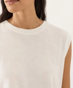 Women Pact Organic Featherweight Slub Relaxed Muscle Tee