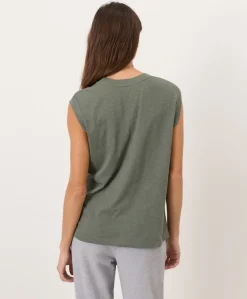 Women Pact Organic Featherweight Slub Relaxed Muscle Tee