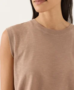 Women Pact Organic Featherweight Slub Relaxed Muscle Tee