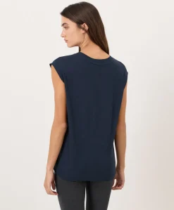 Women Pact Organic Featherweight Slub Relaxed Muscle Tee