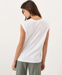 Women Pact Organic Featherweight Slub Relaxed Muscle Tee