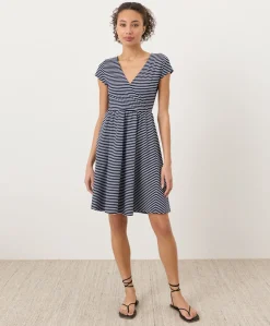 Women Pact Organic Fit & Flare Crossover Dress