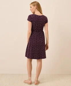 Women Pact Organic Fit & Flare Crossover Dress