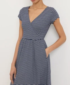Women Pact Organic Fit & Flare Crossover Dress