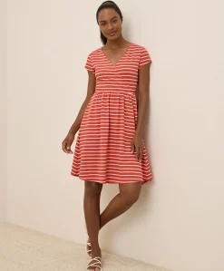 Women Pact Organic Fit & Flare Crossover Dress