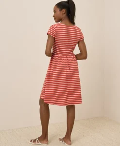 Women Pact Organic Fit & Flare Crossover Dress