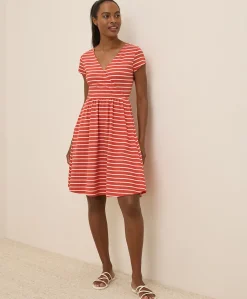 Women Pact Organic Fit & Flare Crossover Dress