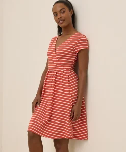 Women Pact Organic Fit & Flare Crossover Dress