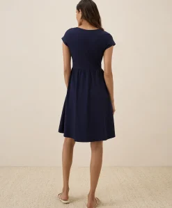 Women Pact Organic Fit & Flare Crossover Dress