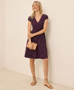 Women Pact Organic Fit & Flare Crossover Dress