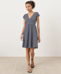 Women Pact Organic Fit & Flare Crossover Dress