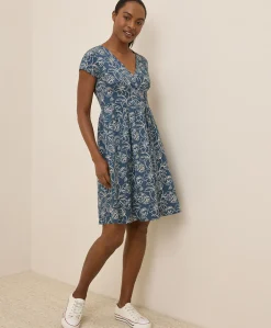 Women Pact Organic Fit & Flare Crossover Dress