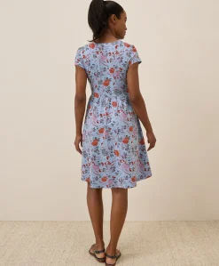 Women Pact Organic Fit & Flare Crossover Dress