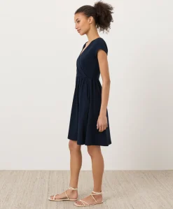 Women Pact Organic Fit & Flare Crossover Dress