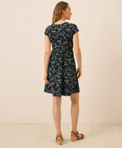 Women Pact Organic Fit & Flare Crossover Dress