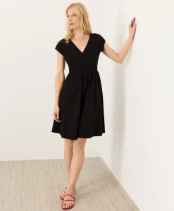 Women Pact Organic Fit & Flare Crossover Dress