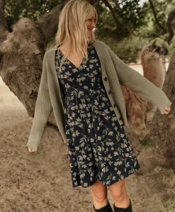 Women Pact Organic Fit & Flare Crossover Dress