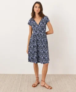 Women Pact Organic Fit & Flare Crossover Dress