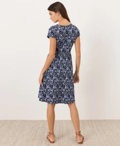 Women Pact Organic Fit & Flare Crossover Dress