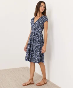 Women Pact Organic Fit & Flare Crossover Dress