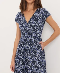 Women Pact Organic Fit & Flare Crossover Dress