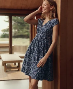 Women Pact Organic Fit & Flare Crossover Dress