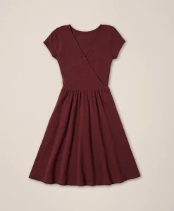 Women Pact Organic Fit & Flare Crossover Dress