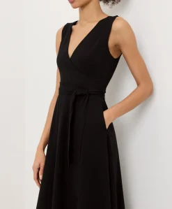 Women Pact Organic Fit & Flare Easy V-Neck Dress