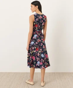 Women Pact Organic Fit & Flare Easy V-Neck Dress