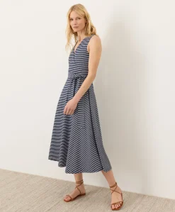 Women Pact Organic Fit & Flare Easy V-Neck Dress