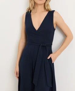 Women Pact Organic Fit & Flare Easy V-Neck Dress