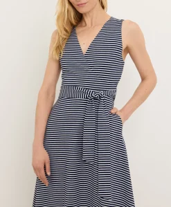 Women Pact Organic Fit & Flare Easy V-Neck Dress