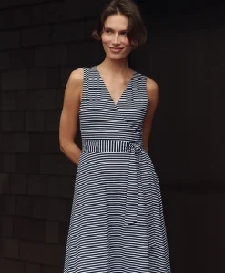 Women Pact Organic Fit & Flare Easy V-Neck Dress