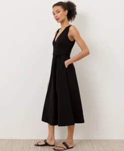 Women Pact Organic Fit & Flare Easy V-Neck Dress